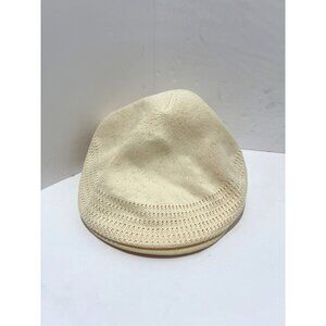 Kangol Ventair Newsboy Cap Size Small Tropic 504 Beige Hip Hop Golf Hat